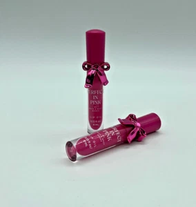 Bath & Body Works Lip Oil, Shine, Balm, Pink Bow PERFECT IN PINK Set - 2 - Picture 1 of 1
