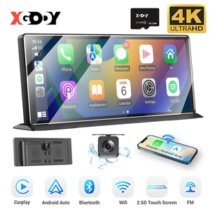 11.3" Inch Car Portable IPS Touch Screen Apple CarPlay Tablet Android Auto Radio - Picture 1 of 14