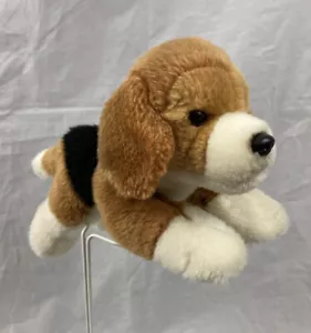 Webkinz Signature Series Lying Beagle Plush Stuffed Animal Dog Realistic No Code - Picture 1 of 8