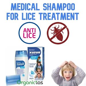 Medical Head & Pubic Lice Treatment Shampoo 120ml w. Comb, Children 5+ & Adults