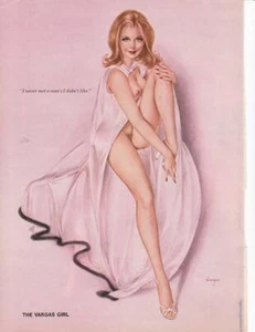 1970 Alberto Vargas The Vargas Girls Playboy Nude Art Print - Picture 1 of 1