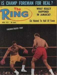 George Foreman Joe Frazier El Anillo Abril 1973 050918DBX - Imagen 1 de 1