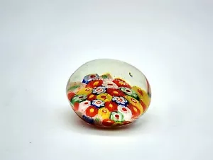 Pisapapeles soplado a mano multicolor vidrio artístico Millefiori - Imagen 1 de 8