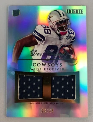 Dez Bryant 2010 Topps Tribute Dual Swatch #ed/45 #DR-DB - Image 1 of 2