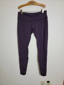 Lululemon Eggplant Purple 7/8 Length Leggings Size 10 - Picture 1 of 5