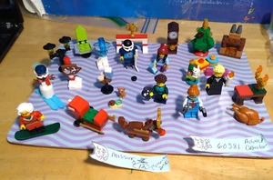 LEGO 60381 City Advent Calendar - Building Toy Set Pre Owned Missing 1 day 2023 - Picture 1 of 11