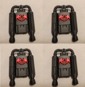 GI Joe Classified Custom 3D Printed Cobra RATTLER JUMP Pack 1:12 Scale Set of 4 - Picture 1 of 5