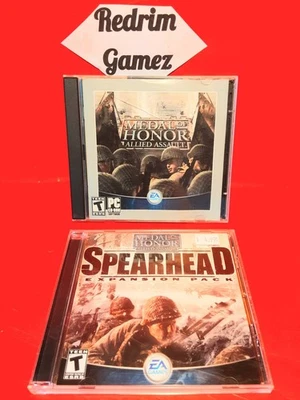 Medal Of Honor Allied Assault w/Spearhead Exp Windows PC CD-Rom Video Games EA - Image 1 of 4