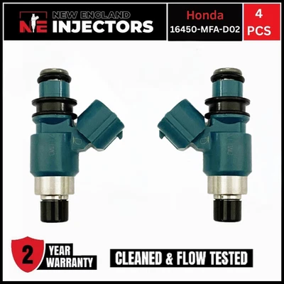 Juego de 2 inyectores de combustible OEM Honda 16450-MFA-D02 para 11-17 Honda NC750 reconstruidos Foto 1 de 4