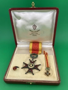 Ordre De St Gregoire Vatican Dans Son Coffret Aveg Sa Reduction - Picture 1 of 13