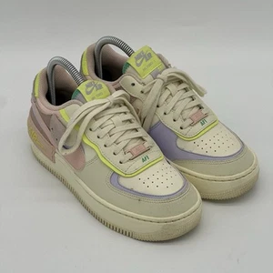 Nike Air Force 1 Low Shadow Cashmere Pastel Low Top Sneakers - Women's Size 6.5 - Picture 1 of 16