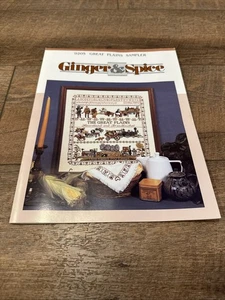 Great Plains Sampler patrón de punto de cruz 9205 jengibre y especias de colección - Imagen 1 de 10