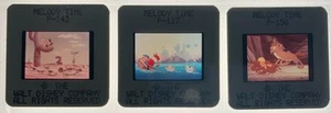 Disney MELODY TIME Pecos Bill / Little Toot Animated 35mm Publicity Slides x3 - Picture 1 of 4