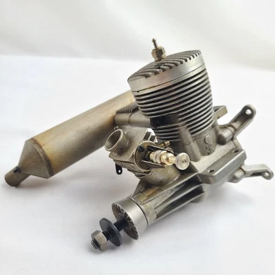  K&B .65 65 Sportster Two Stroke Nitro RC Remote Control Airplane Engine W/ Muff - Image 1 of 4