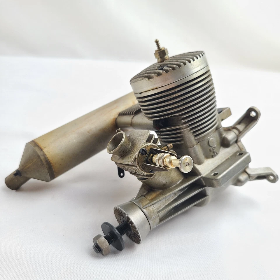  K&B .65 65 Sportster Two Stroke Nitro RC Remote Control Airplane Engine W/ Muff - Image 1 of 4
