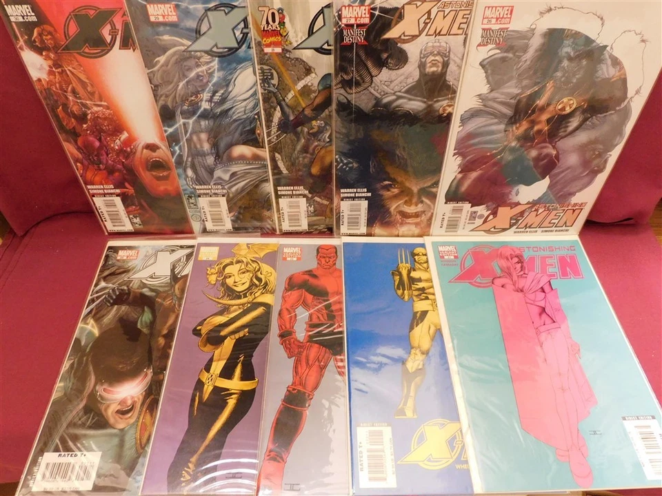 ASTONISHING X-MEN 21 22 23 24 25 26 27 28 29 30 MARVEL COMIC RUN 2007 VF/NM - Image 1 of 1