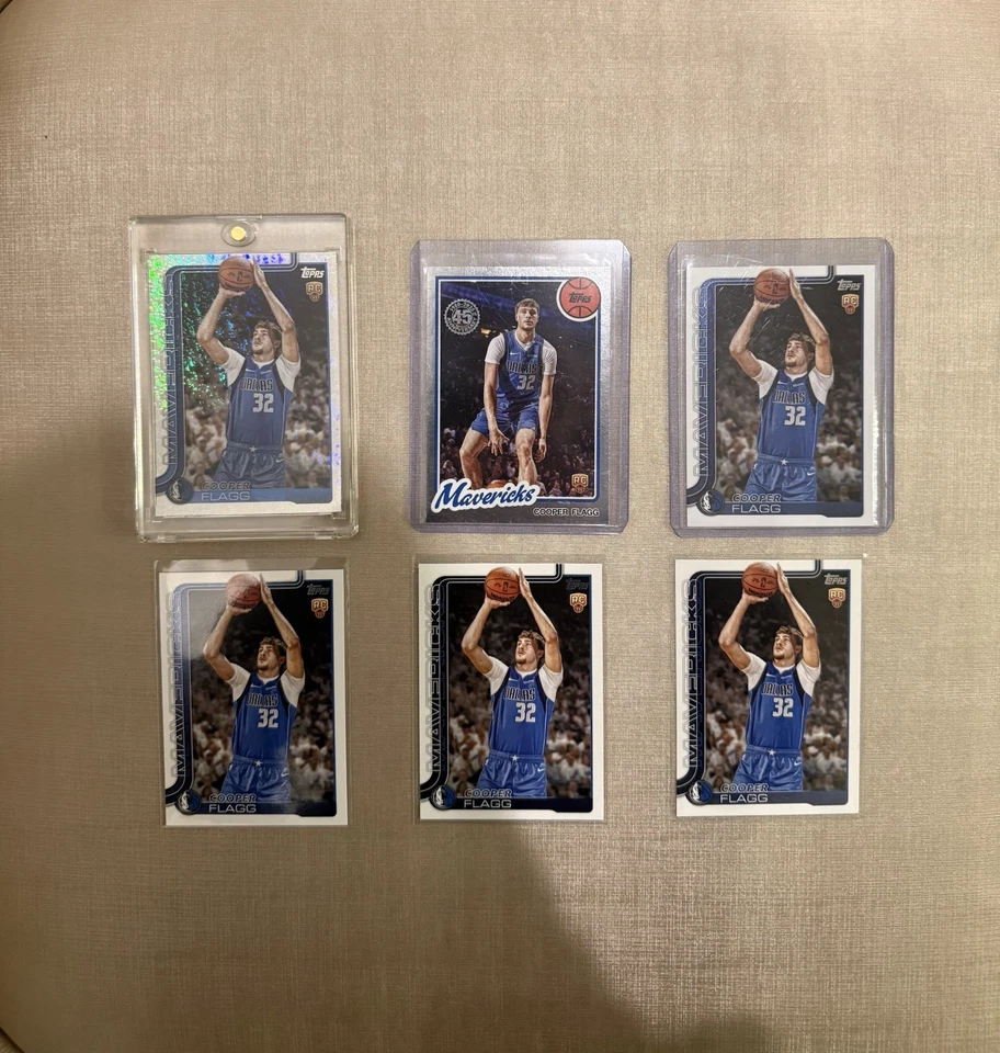 2025-26 Topps Basketball Cooper Flagg Rookie RC (X6) 1 Foil - Image 1 of 3