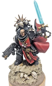 Warhammer 40k Space Marines Marshal Black Templars Painted Games Workshop 40k - Picture 1 of 7