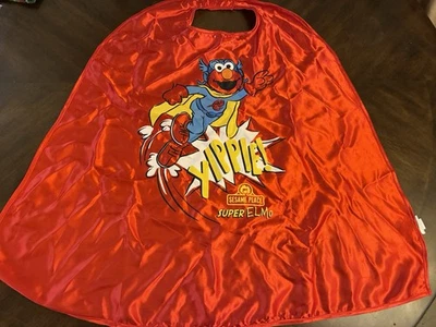 Disfraz de Super Elmo Yippie Hero Cape Sesame Streetn Place 2016 Busch Gardens Foto 1 de 3