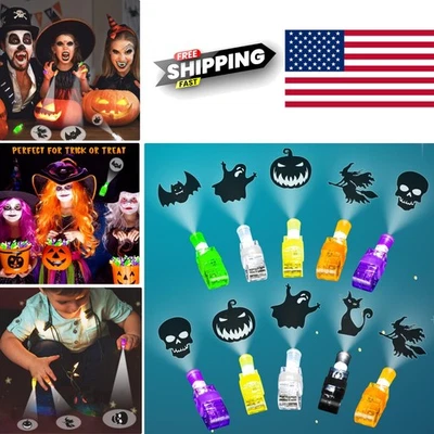 Golosinas de Halloween 36 piezas luces de proyección de dedos para actividades de truco o trato Foto 1 de 4