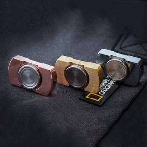 Mini Stainless Steel Fidget Spinner EDC Metal Hand Spinner Fidget Toys ADHD Tool - Picture 1 of 10