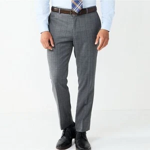 Murano Performance Alex Slim-Fit Flat-Front Dress Pants - Size 36 New - Picture 1 of 7