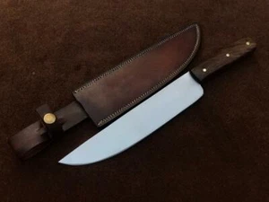 Cuchillo Bowie de barra de arena de acero de resorte 5160 hecho a mano, Jim Bowie, réplica S01 - Imagen 1 de 8