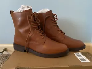 Madewell The Evelyn Lace-Up Ankle Boot in Dried Maple size 9.5 - Picture 1 of 11