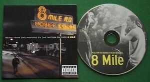 Music from and Inspired by 8 Mile Eminem 50 Cent Gang Starr Macy Gray Nas + CD