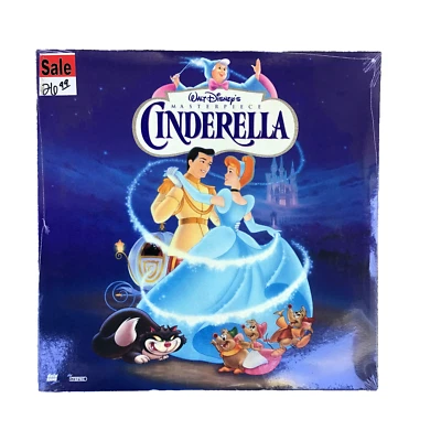 Sealed New Disney's Cinderella Laserdisc Widescreen Animated Walt Disney - Image 1 of 2