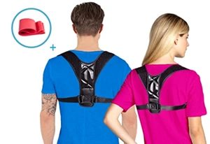 Corrector de Postura Ajustable Soporte para Hombro Dolor de Espalda Brace Banda Cinturón Unisex - Imagen 1 de 6