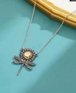 Collar libélula girasol - Imagen 1 de 1