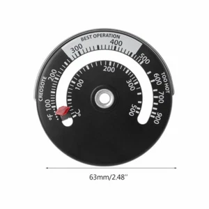 Magnetic Wood Stove Pipe Fire Place Heat Temperature Thermometer Tester #SH - Picture 1 of 12