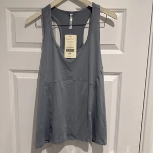 Fabletics Phoenix Racerback Grey Tank Top Size XL 16/18 Grey New With Tags - Picture 1 of 4