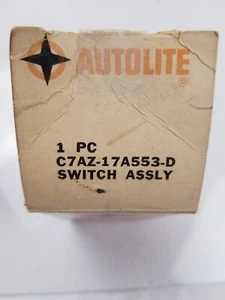 OEM Ford Autolite C7AZ-17A553-D Two Speed Wiper Switch 1967 Galaxie XL - Picture 1 of 7