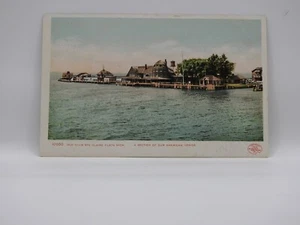 Postcard Old Club St Clair Flats Michigan Detroit Publishing Undivided Back G830 - Bild 1 von 2