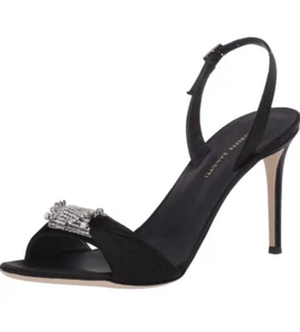 Giuseppe Zanotti Designer Basic 85 San Pip Nero Black Tiphaine High Heels S 36 6 - Picture 1 of 8