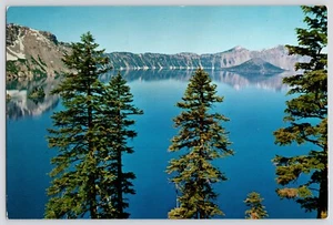 Crater Lake National Park Oregon Splendor Aerial VTG Unused Postcard 6x9" - Picture 1 of 2