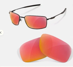 newpolar reemplazo lentes polarizadas para oakley alambre cuadrado color rojo... - Imagen 1 de 2