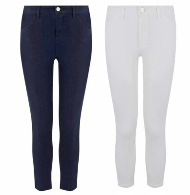 Ladies Ex Oasis Crops Cropped Jegging Capri Stretch Cotton 3/4 Pant Grace Women