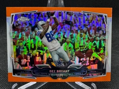 2014 Topps Chrome Football Orange Refractor Pick Your Own & Complete Your Set - Image 1 of 4