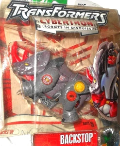 TRANSFORMERS cybertron BACKSTOP 2005 2006 Rhino Rhinox complete scout class - Picture 1 of 5