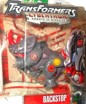 TRANSFORMERS cybertron BACKSTOP 2005 2006 Rhino Rhinox complete scout class - Image 1 of 4