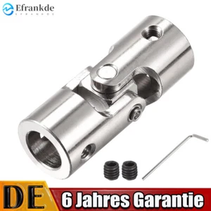 Drehbare Kreuzgelenk Wellenkupplung 12mm bis 12 mm Innendurchm L52 x D20 für RC - Bild 1 von 7