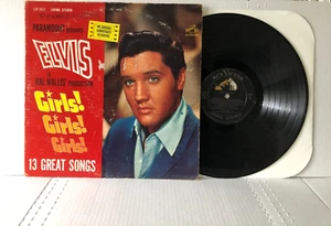 Elvis Presley GIRLS GIRLS GIRLS 1962 RCA Stereo Indy Label variation G+ Low Grad - Picture 1 of 8