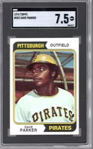 Dave Parker 1974 Topps #252 SGC 7.5 RC - Picture 1 of 2