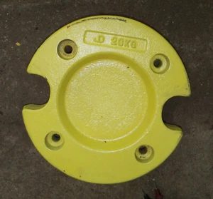 One, John Deere 420 430 316 318 322 330 332 50 Pfund Hinterradgewicht 12 Zoll, Eisen - Bild 1 von 2