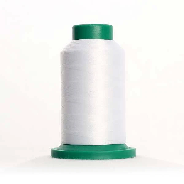 ISACORD 40 - Polyester Machine Embroidery Thread -  5000m (0010 Silky White)  - Image 1 of 1