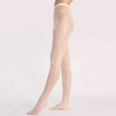 Fiore Ariel floral ornaments design flash dance tights women's pantyhose 30 Den - Image 1 of 4