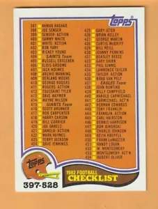 Lista de verificación Topps #528 1982 397-528 2M - Imagen 1 de 1